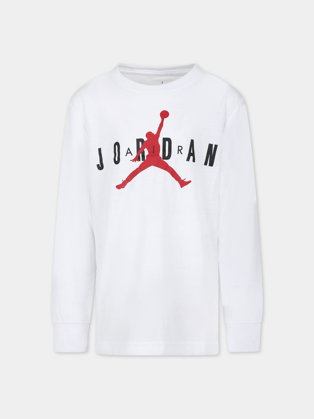 White t-shirt for boy with iconic Jumpman
